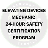 Elevating Devices Mechanic 24-Hour Safety Certification Program